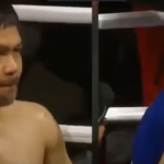 Pacquiao floored DK Yoo twice in an exhibition match